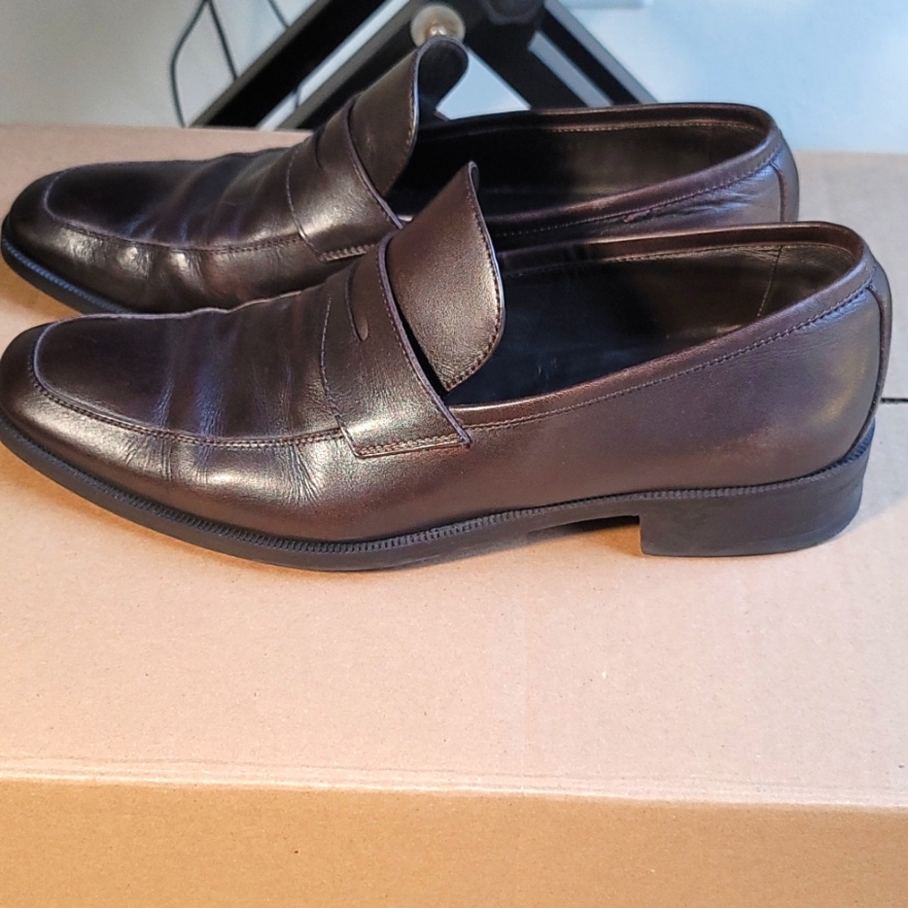 Ermenegildo ZegnaMen's Flex Leather Penny Loafer